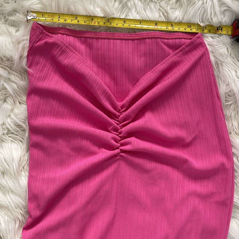 White Fox Boutique Hot Pink Maxi Skirt - Picture 3 of 3